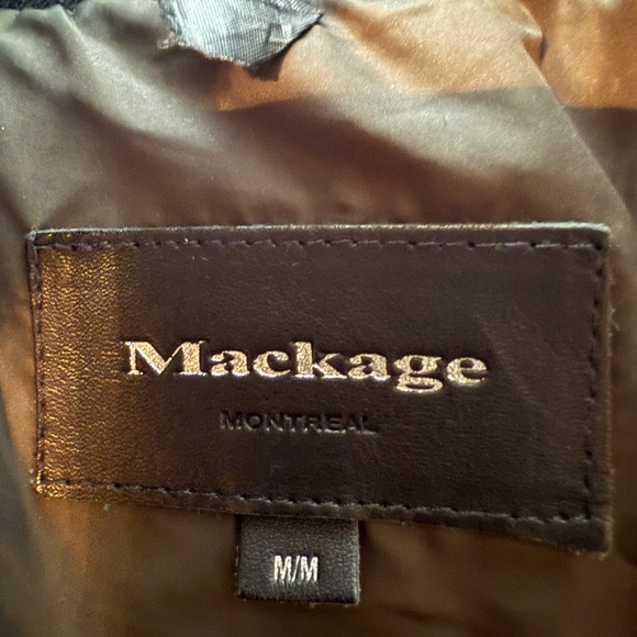 MACKAGE - 💯 Authentic Adali - Down Coat with Natural Fur !!! Size M - Picture 11 of 11